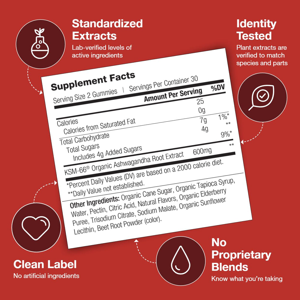Organic Ashwagandha root extract illustration