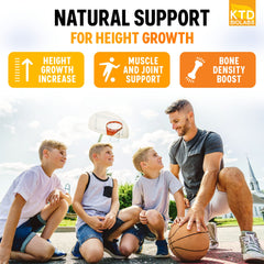 KTD BIOLABS height growth pills bottle with label