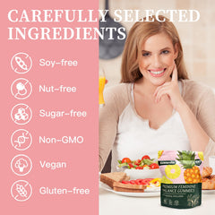 Sugar-free formulation badge on Kuasarvita gummies