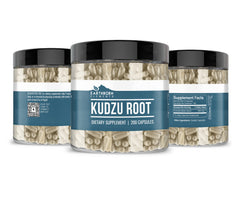 Close-up of Kudzu Root capsules