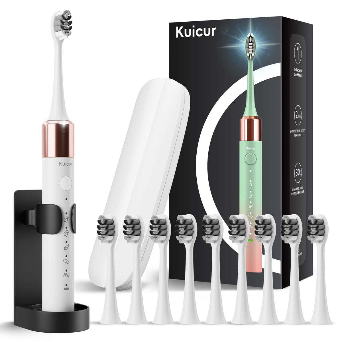 Front view of Kuicur Electric Toothbrush