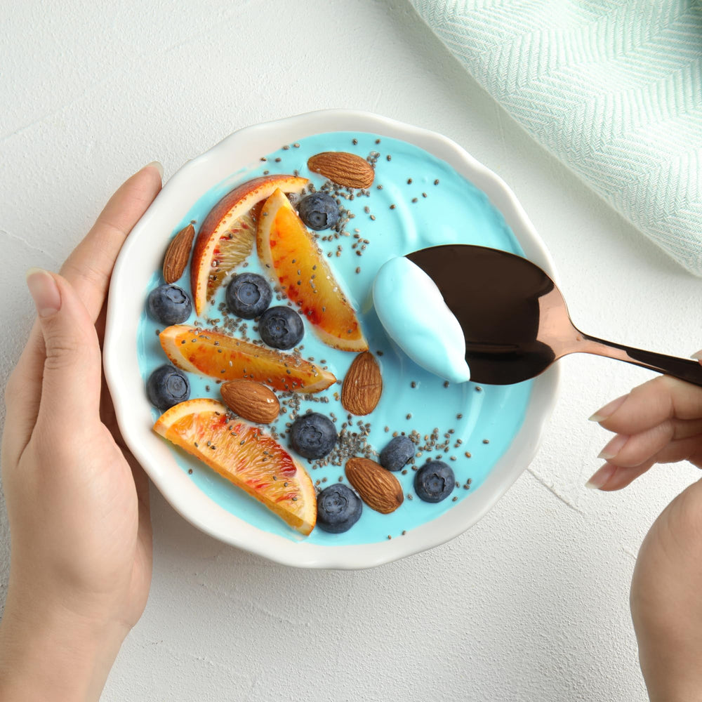 All-natural ingredients label close-up