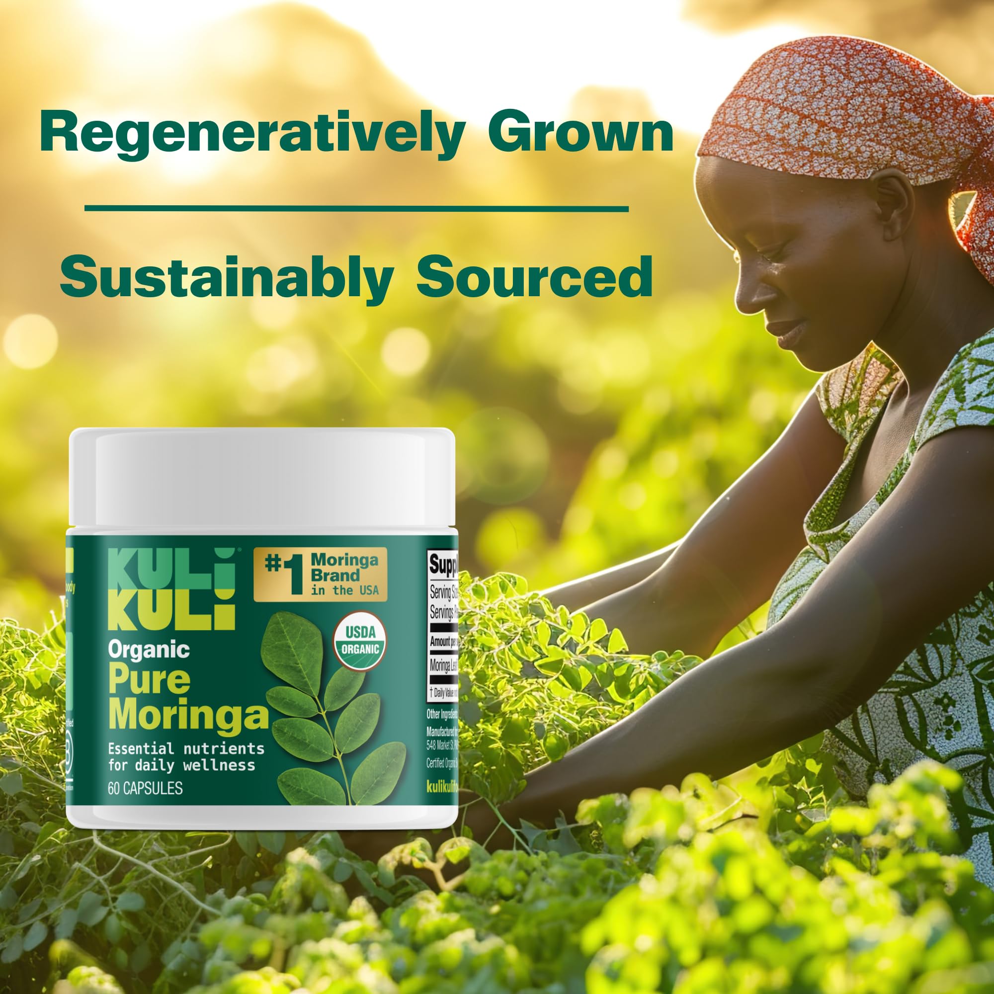 Dosing guidance for moringa capsules