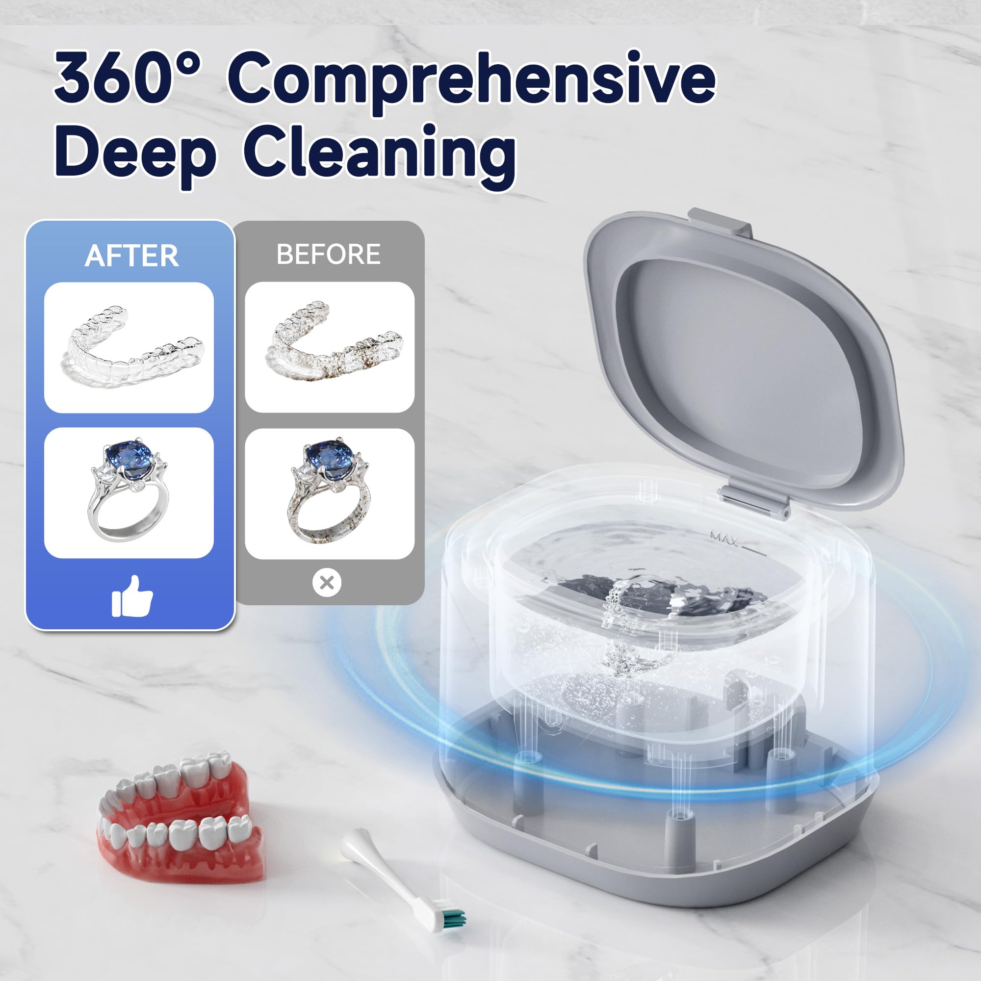 One-touch start control on the cleaner