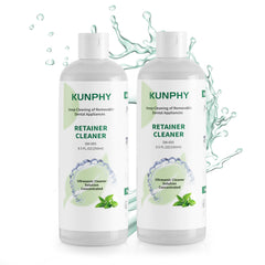 KUNPHY Ultrasonic Retainer Cleaner Concentrate bottle with mint label