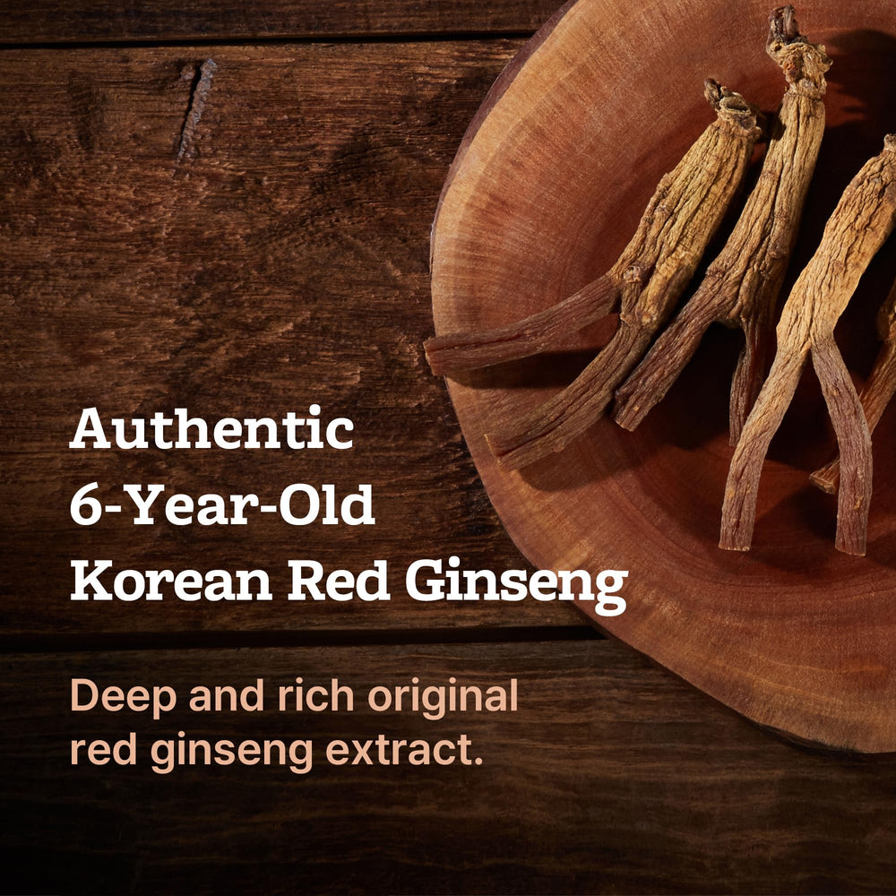Korean Red Ginseng roots harvested after 6 years