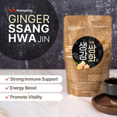 Traditional Korean herbs used in Ssang Hwa Jin tea
