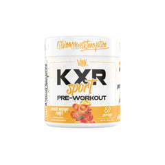 VMI Sports KXR Sport Pre-Workout Peach Mango Rings canister