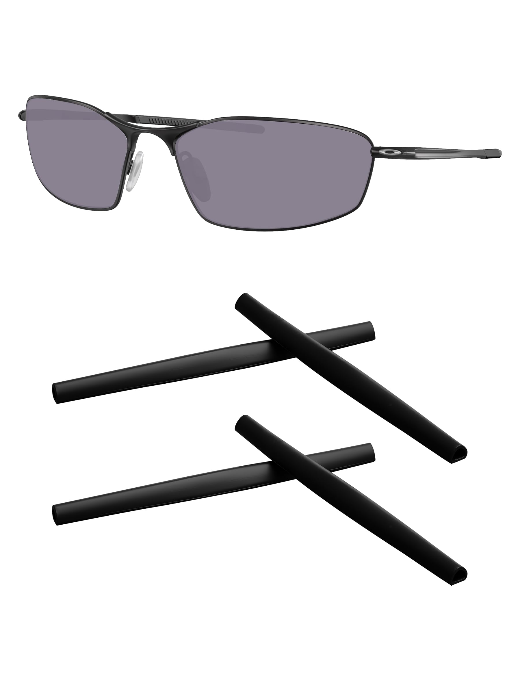 Kygear silicone temple sleeve grips on Oakley Whisker and similar frames