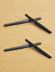 Close-up view of non-slip temple sleeve grips