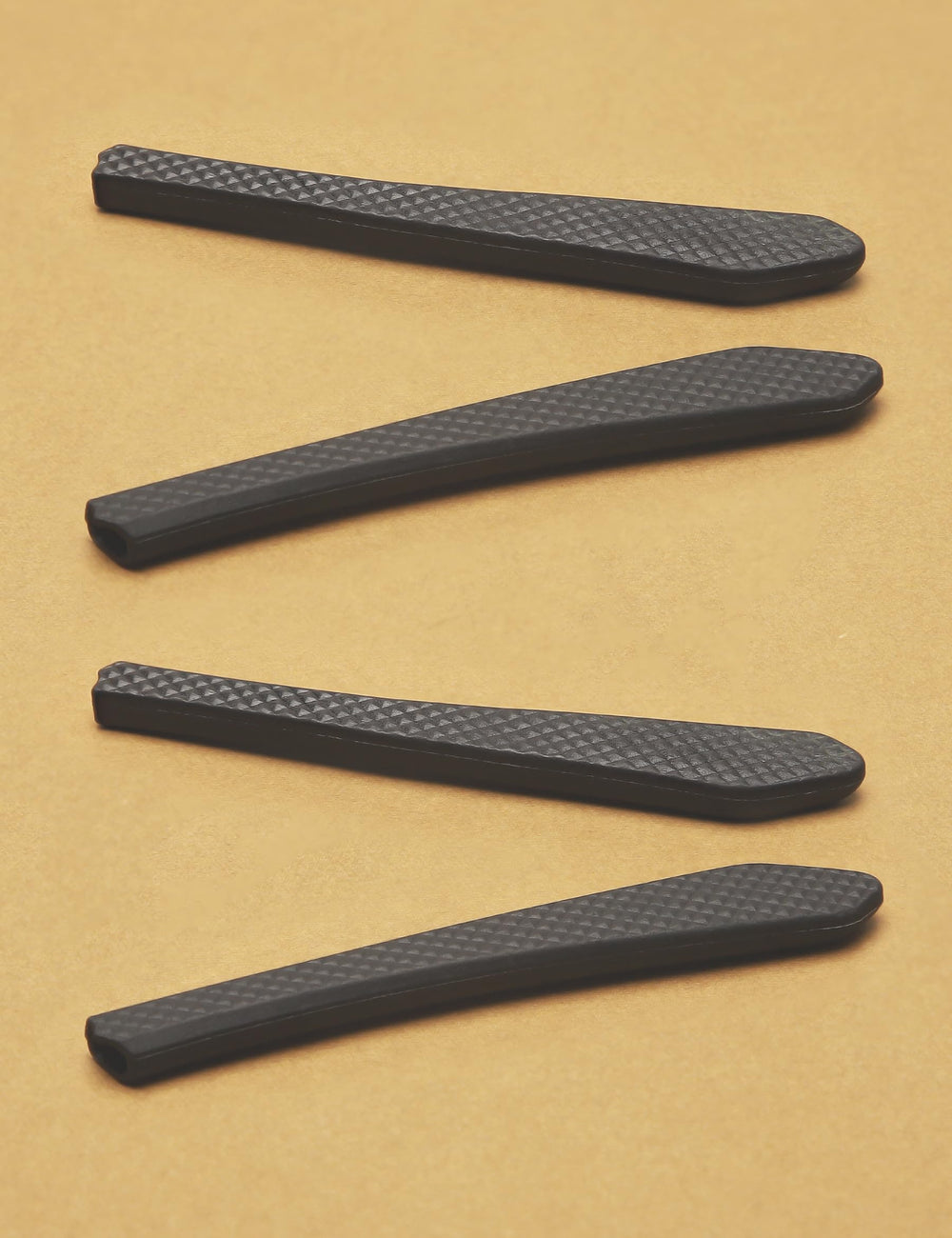 Easy install: temple sleeve grips on eyewear