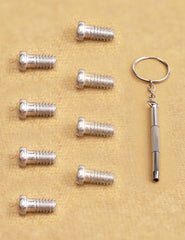 Replacement screws compatible with Ray-Ban Aviator RB3362 and other frames
