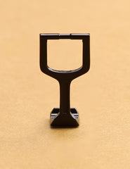 Close-up of the black replacement wicket design for Oakley Jawbreaker OO9290