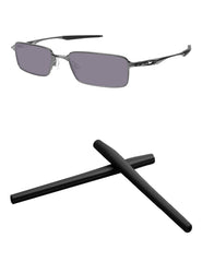 Kygear black silicone temple sleeve for Oakley Mono Shock OX3098