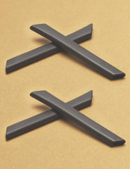 Slide-on application of Kygear temple sleeve onto eyewear