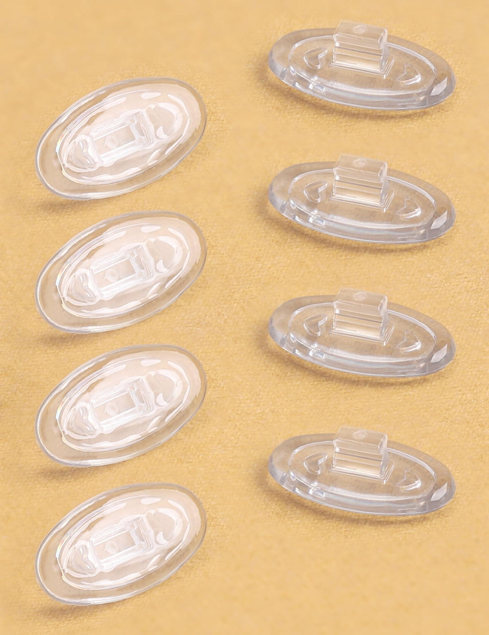 Close-up of Kygear gray silicone nose piece showing soft material and texture