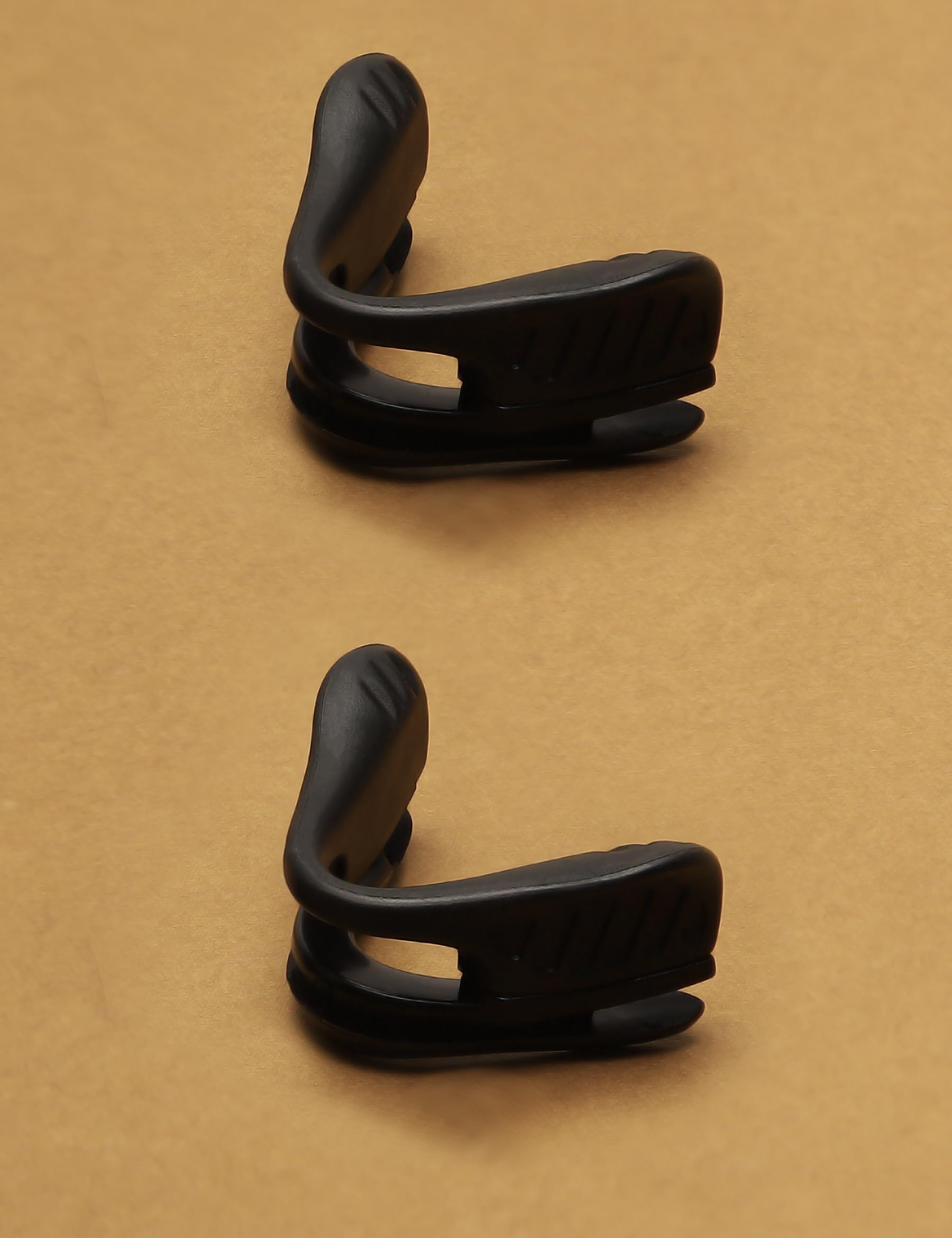 Non-slip textured silicone grip on Kygear nose pads