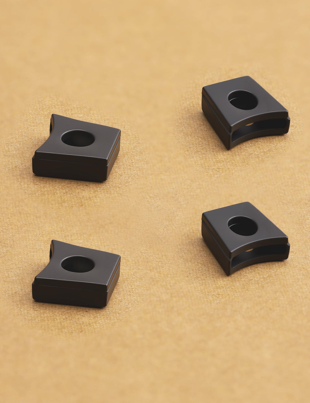 Non-slip textured silicone surface on nose bridge connector