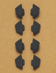 Installation-ready Kygear nose pads on eyewear nose bridge