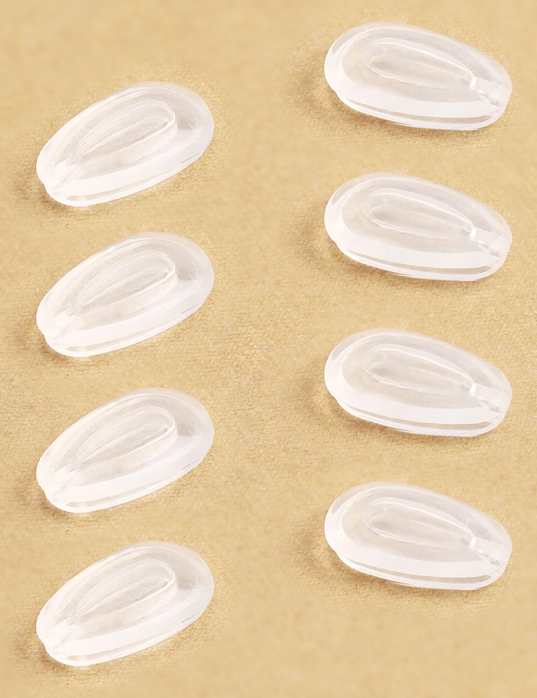 Featherlight Kygear nose pads weighing 0.3 oz in use