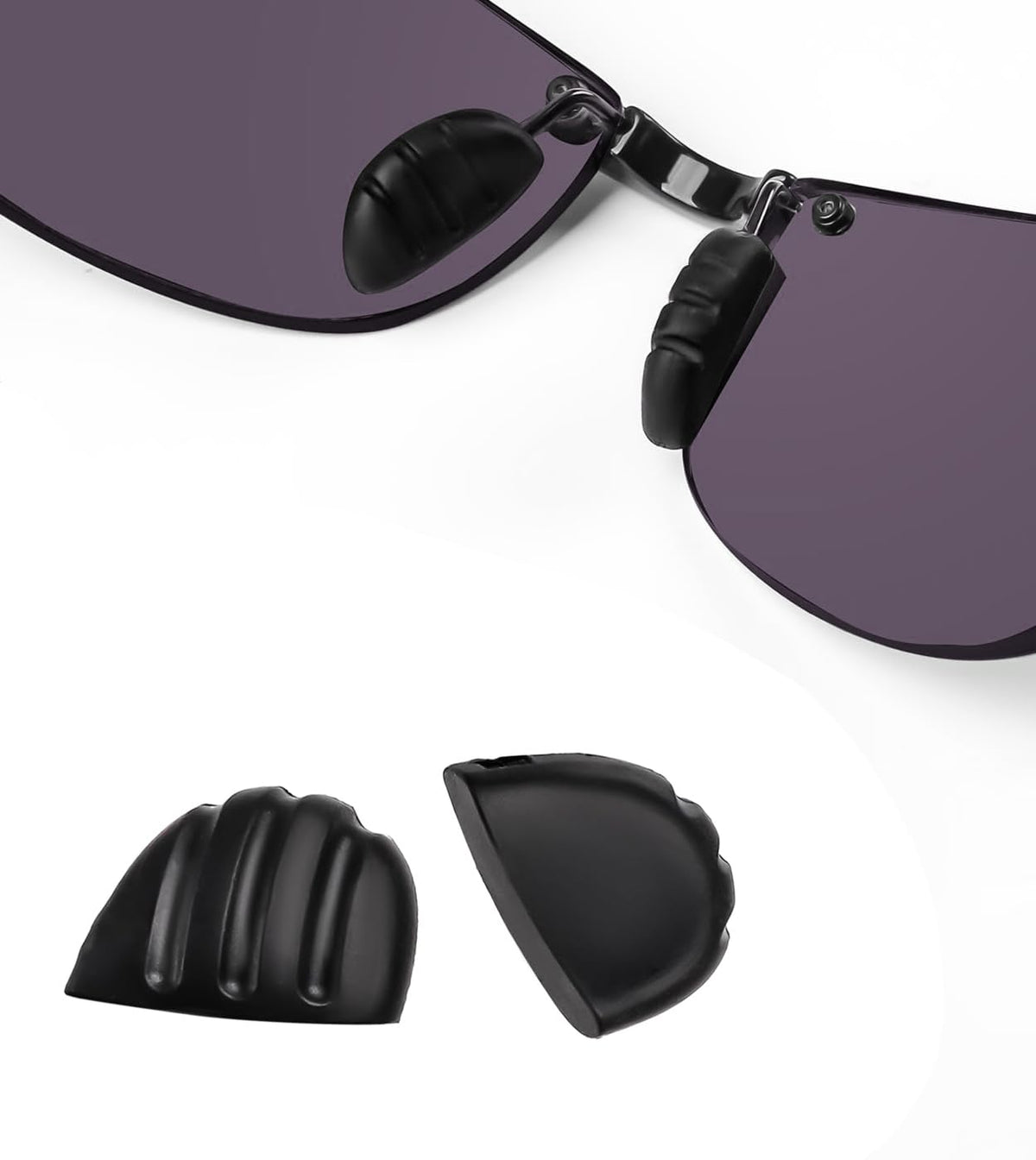 Kygear black silicone nose piece for Maui Jim Makaha MJ405