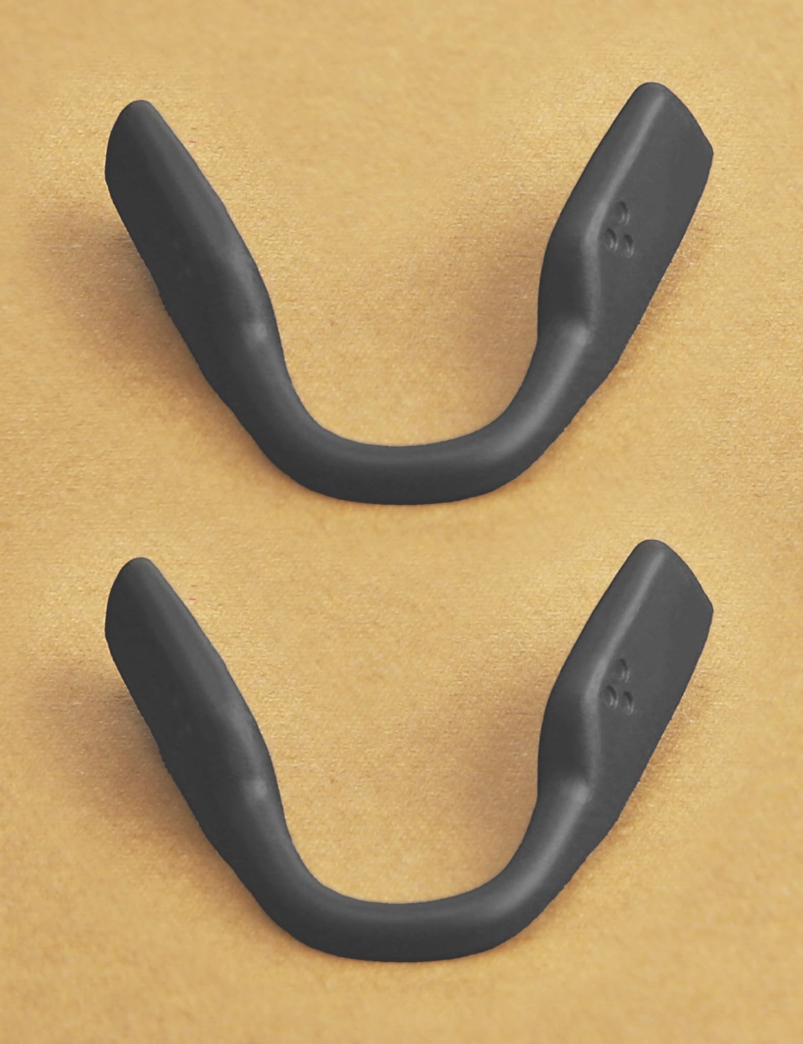 Kygear black silicone nose piece close-up for Oakley Coinflip OO4144/BXTR — pair 2