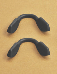 Close-up of Kygear silicone nose cushion on sunglasses nose bridge