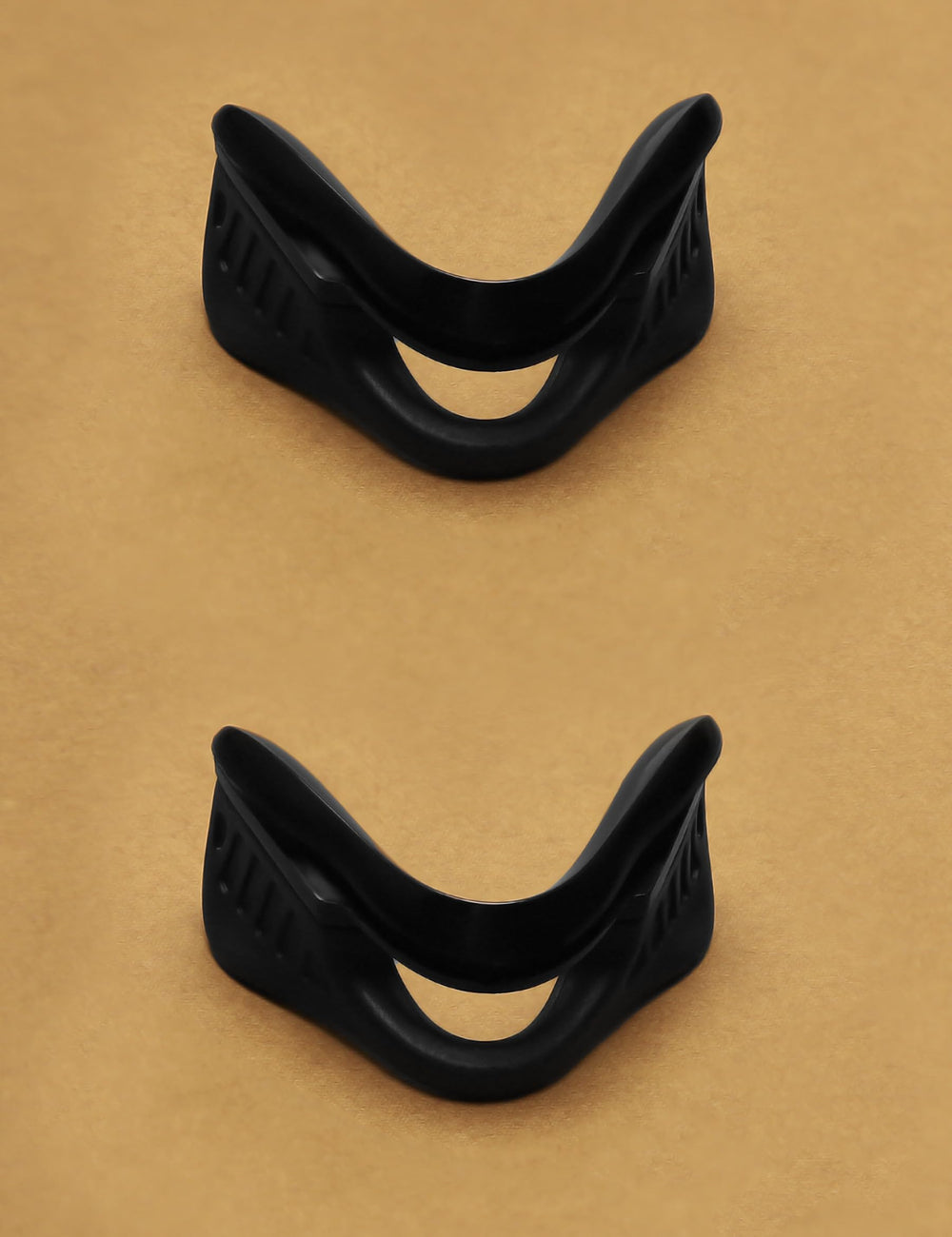 Close-up of nose pads on Oakley M2 Frame XL