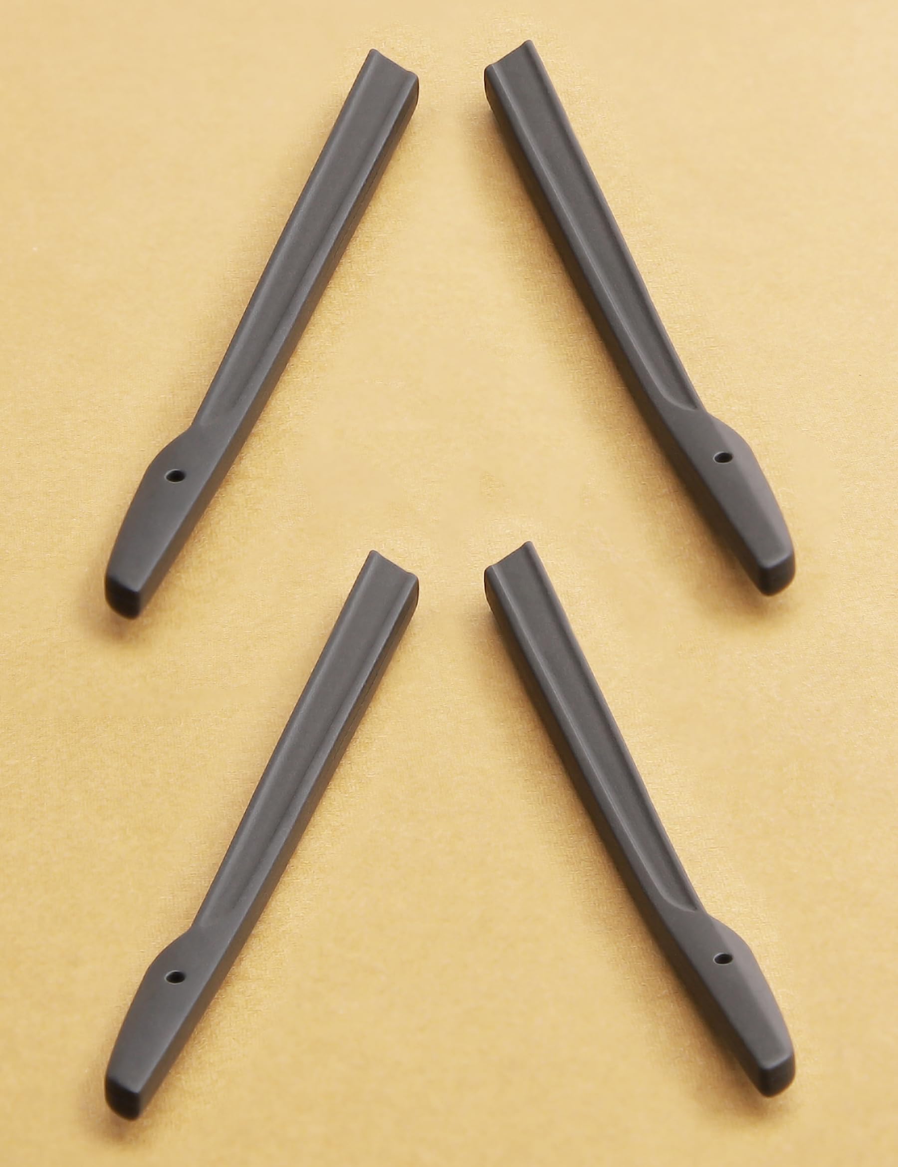 Close-up of silicone temple sleeve texture on Kygear product