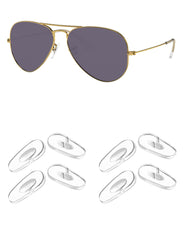 Kygear clear silicone replacement nose piece for Ray-Ban Aviator sunglasses