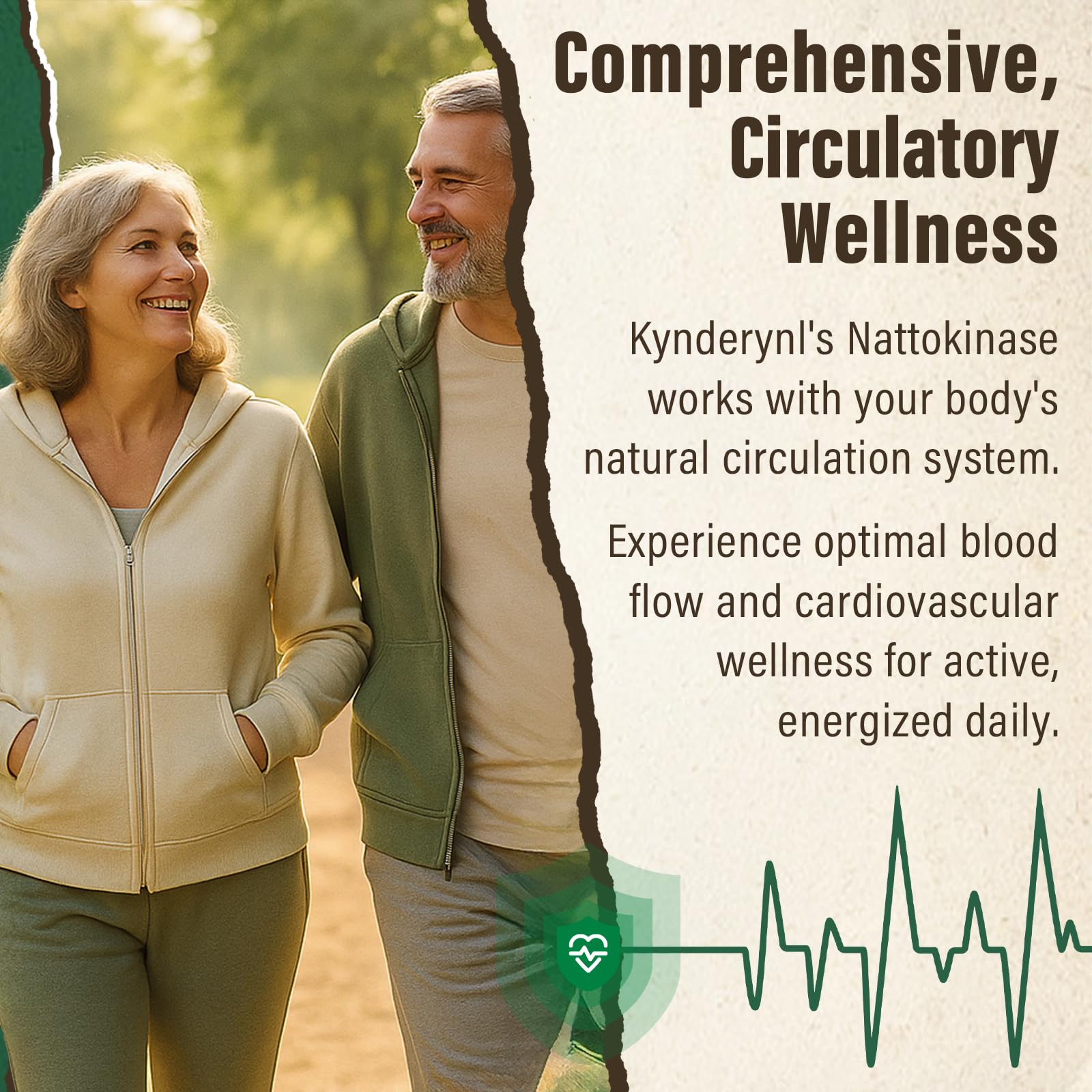 Nattokinase tablet illustrating digestion and absorption benefits