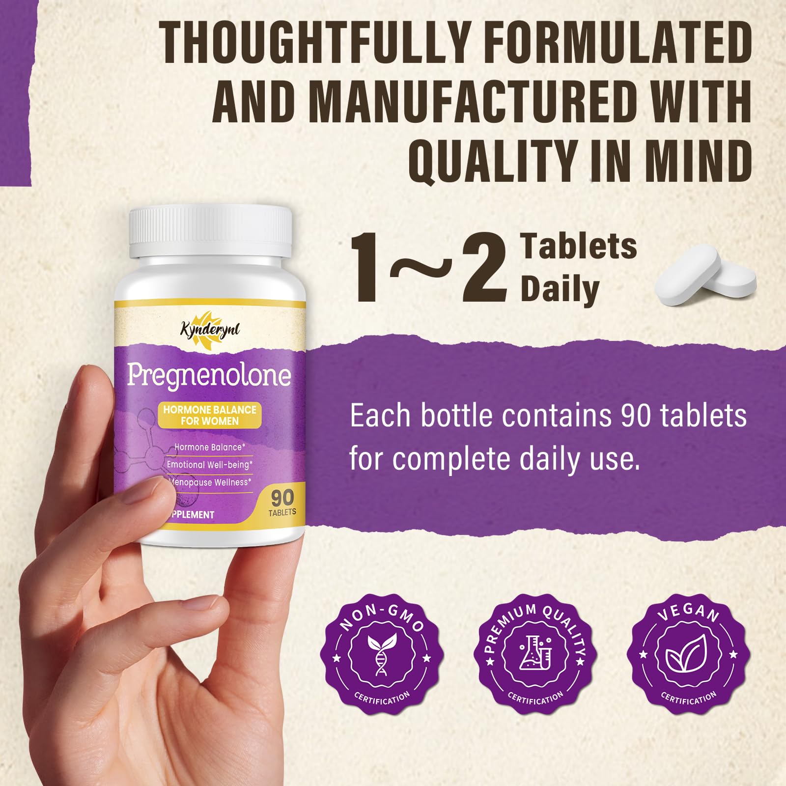 Chewable tablets designed for women's health