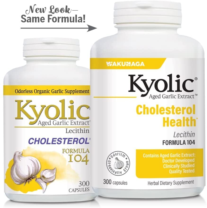 Two-pack Kyolic 104 box with bottle and capsules