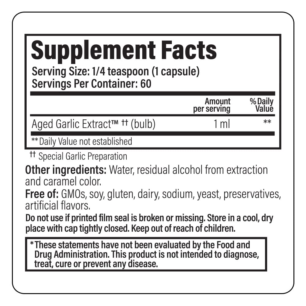 Healthy heart concept with Kyolic Aged Garlic Extract