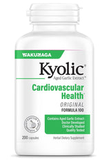 Kyolic Aged Garlic Extract Formula 100 bottle for cardiovascular health