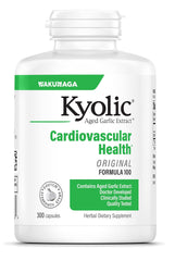 Kyolic Aged Garlic Extract Formula 100 bottle with Cardiovascular label