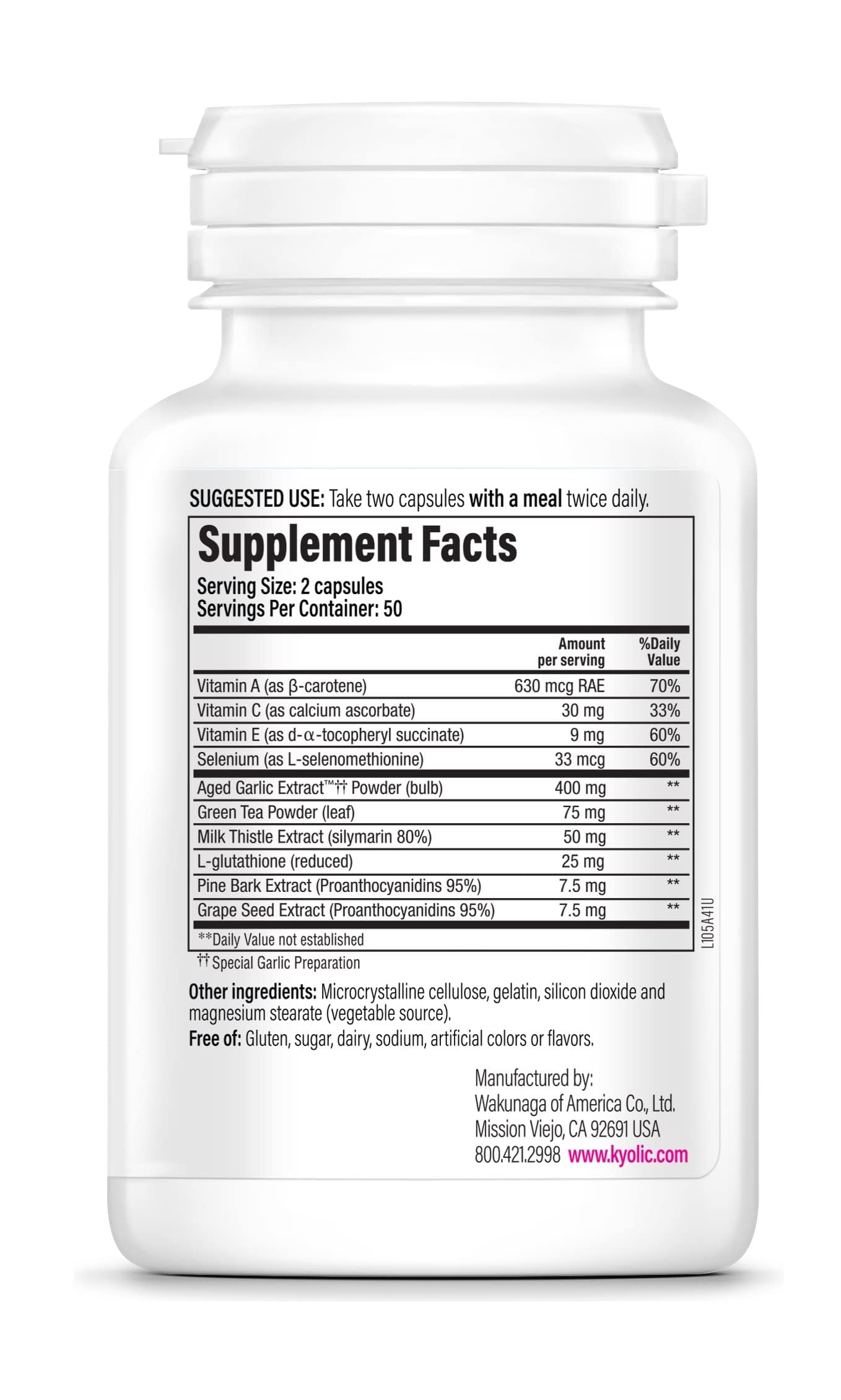 Graphic featuring AGE blend with vitamins and antioxidants