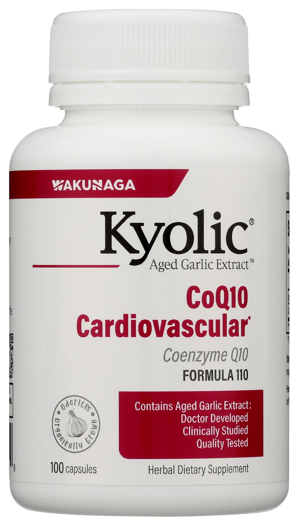 Kyolic Aged Garlic Extract Formula 110 with CoQ10 for Cardiovascular Health