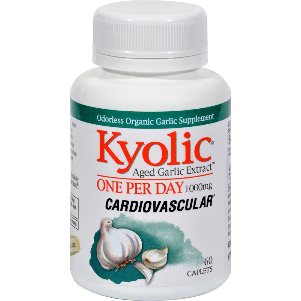 Kyolic Aged Garlic Extract One Per Day Cardiovascular 1000 mg - 60 Caplets