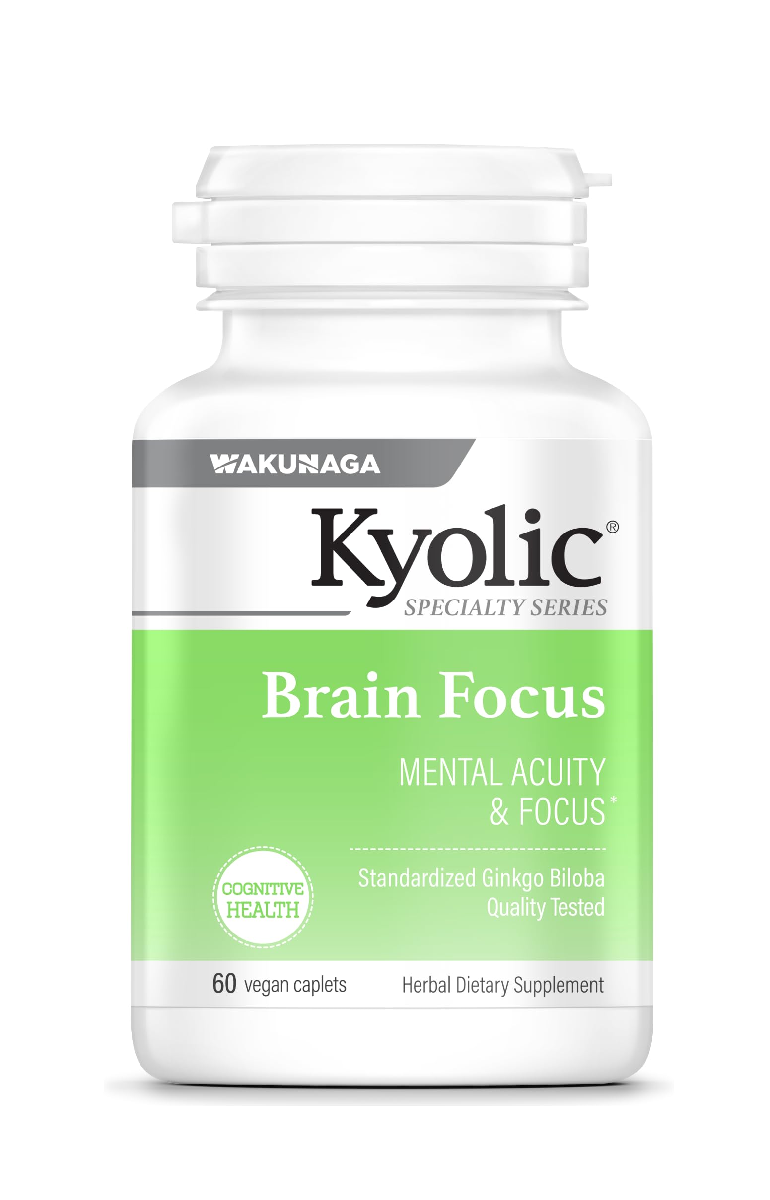 Close-up of Kyolic Brain Focus caplet