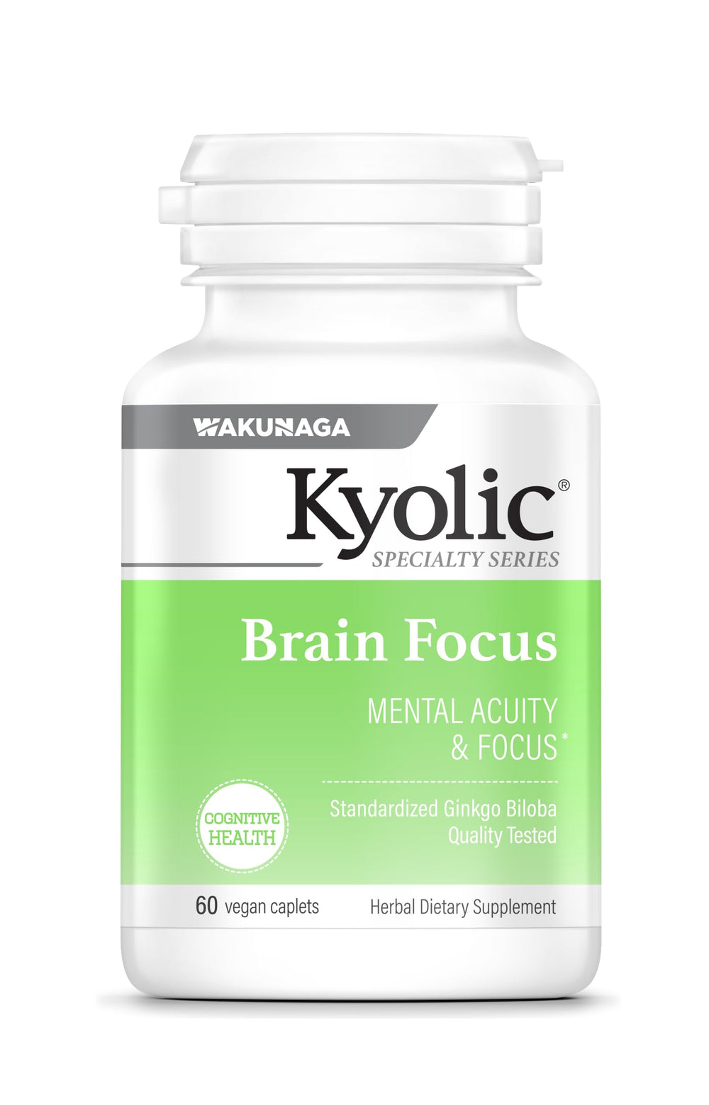 Close-up of Kyolic Brain Focus caplet