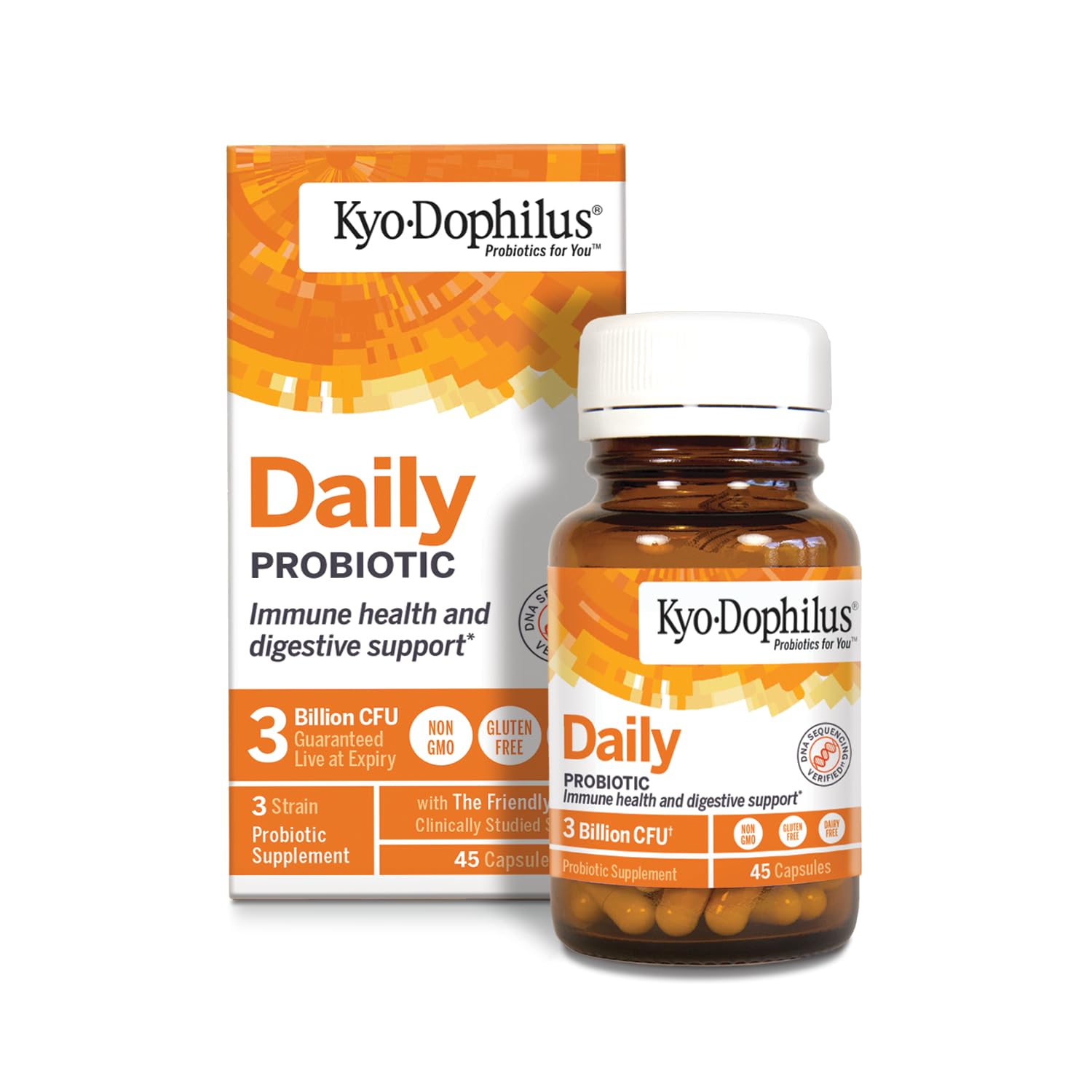 Bottle of Kyolic Kyo-Dophilus Daily Probiotic