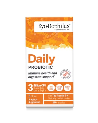 Illustration of three probiotic strains: L. gasseri, B. bifidum, B. longum