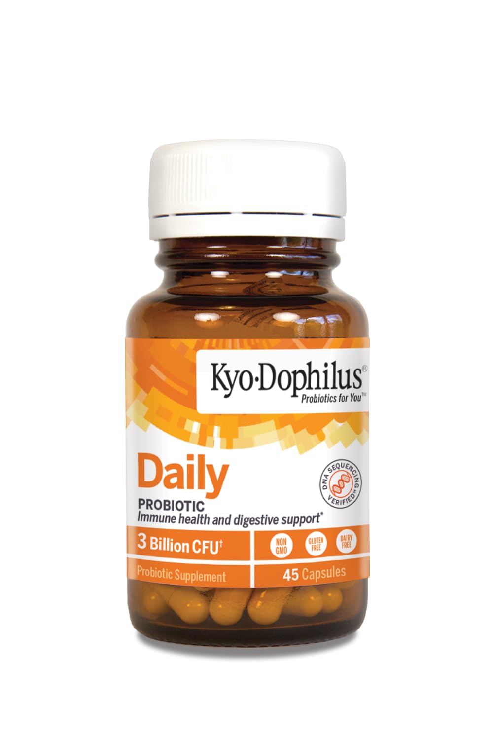 Concept of immune health and digestive support with Kyolic Kyo-Dophilus