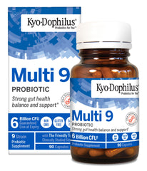 Kyolic Kyo-Dophilus Multi 9 probiotic bottle front