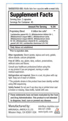 Label highlights non-GMO, gluten-free, dairy-free