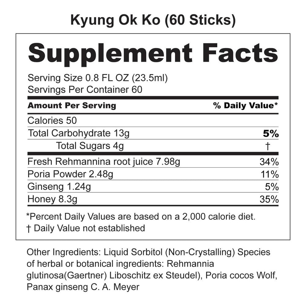 Ingredients steam-processed for maximum efficacy