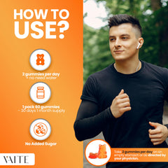 Gummy chews being taken for daily energy and circulation support