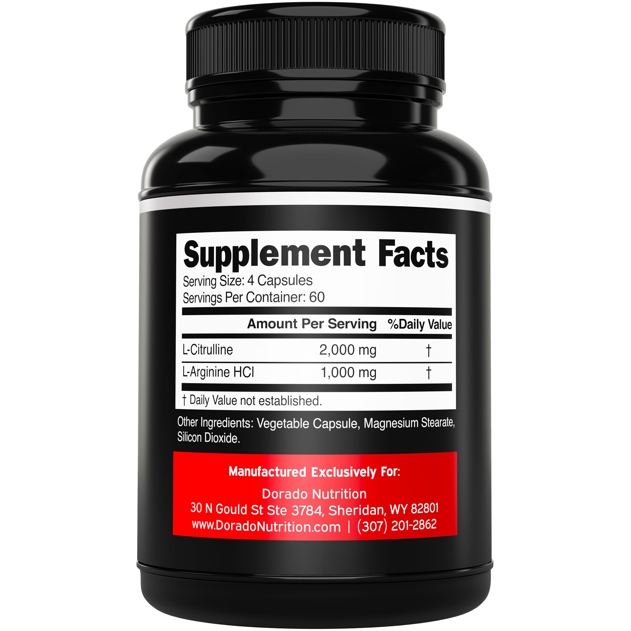 L Arginine L Citrulline 3000mg 240 capsules packshot