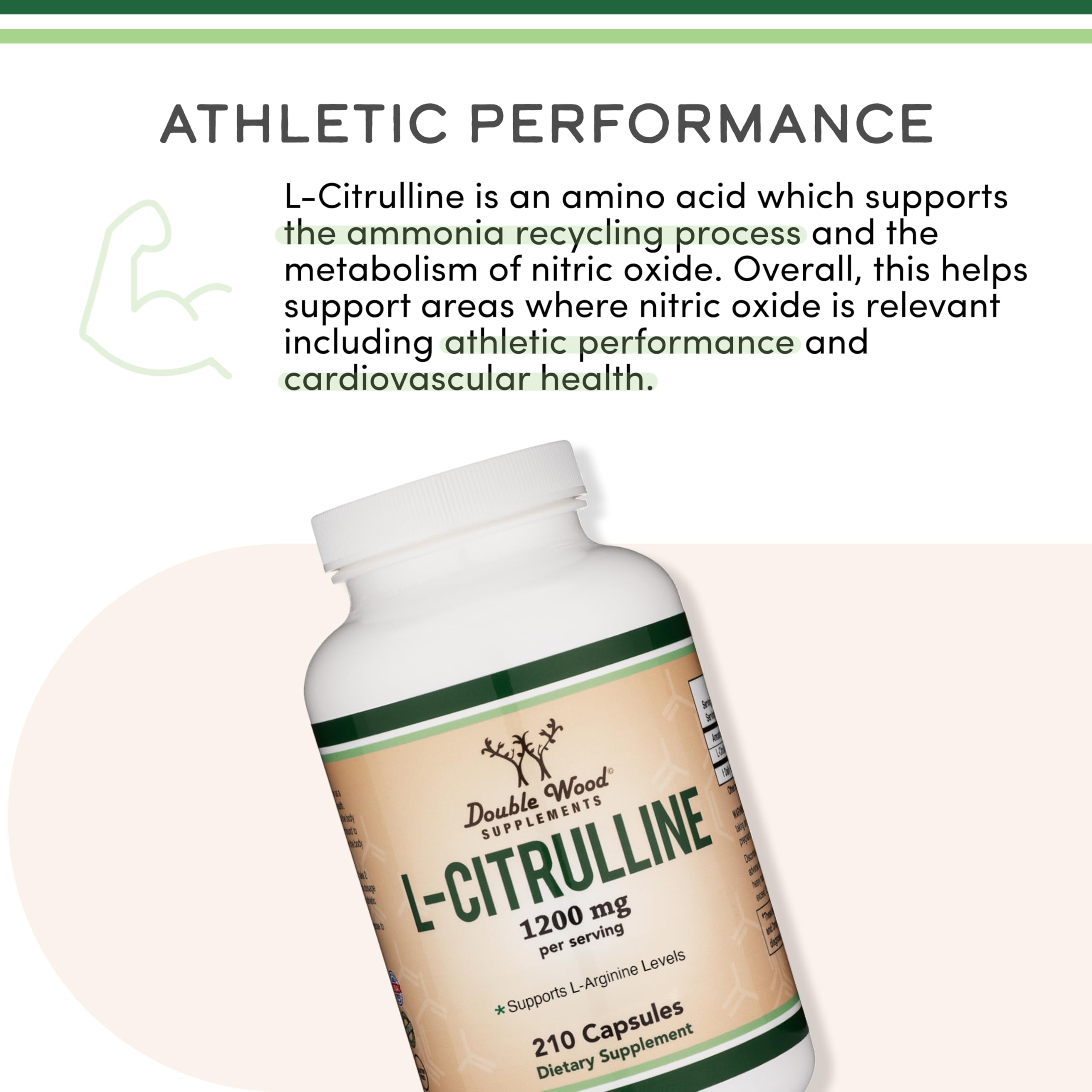 L Citrulline supplement bottle on gym bench